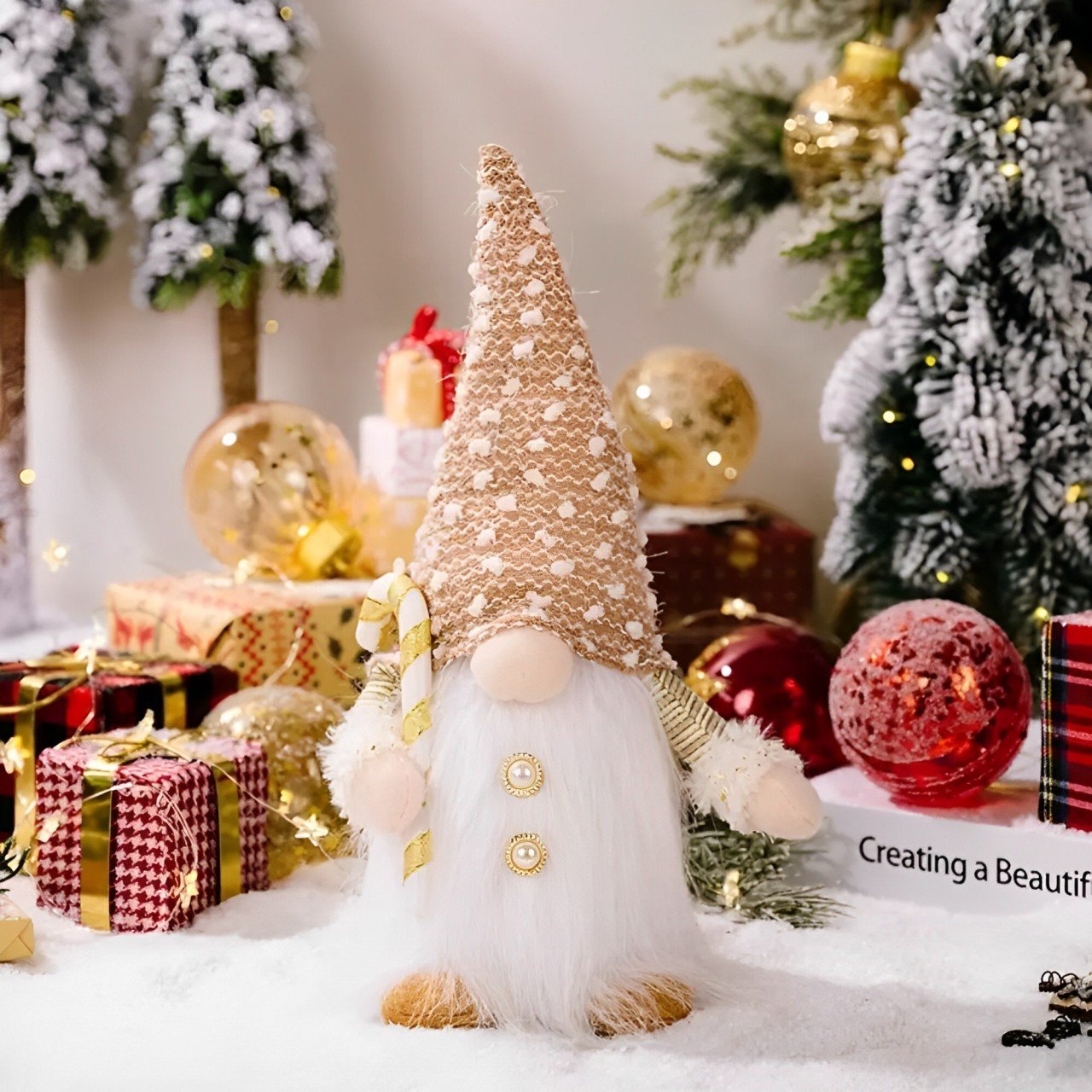 Glowing Christmas Plush Dwarf
