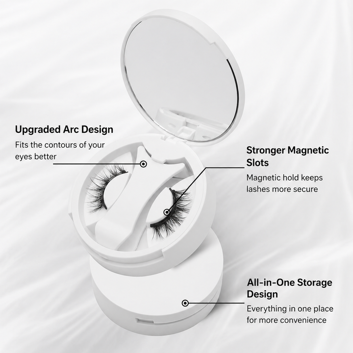 Magnetic False Eyelash Series | No Glue Required • Instant Application • Built-in Eye-Brightening Effect