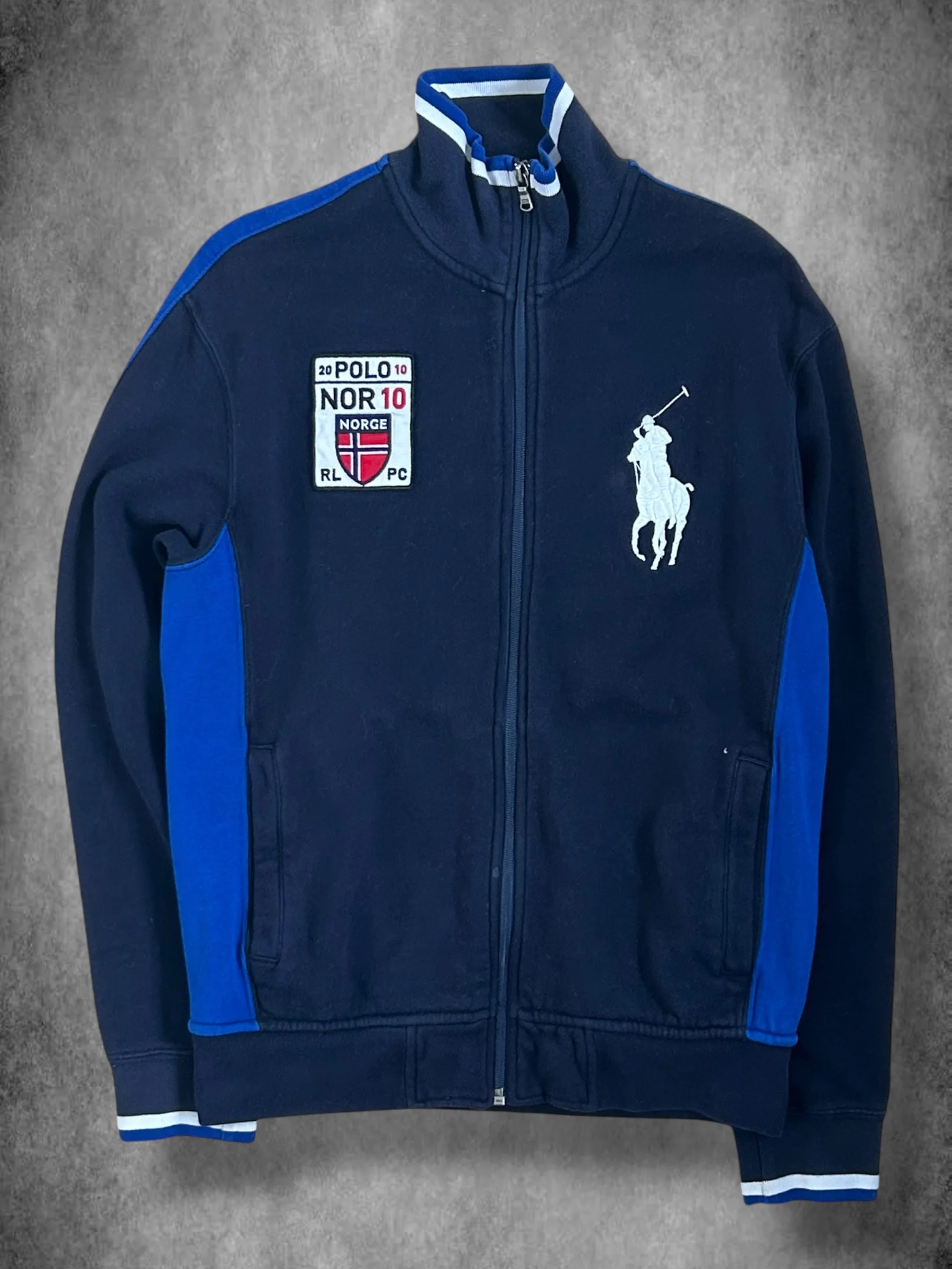 Polo Ralph Lauren Big Pony "NORWAY" Country Zipper Sweater