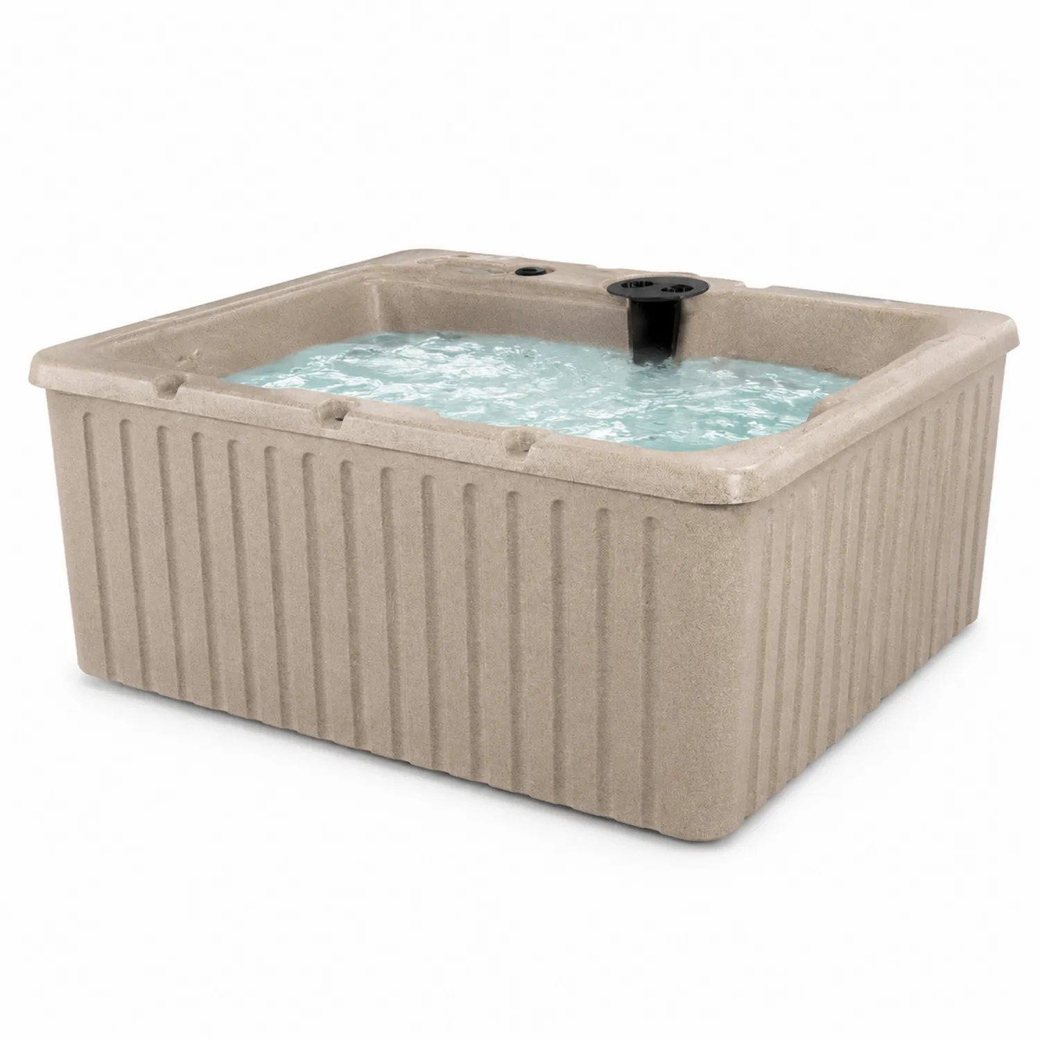 Jacuzzi cuadrado beige para 4 personas-nestlumichic