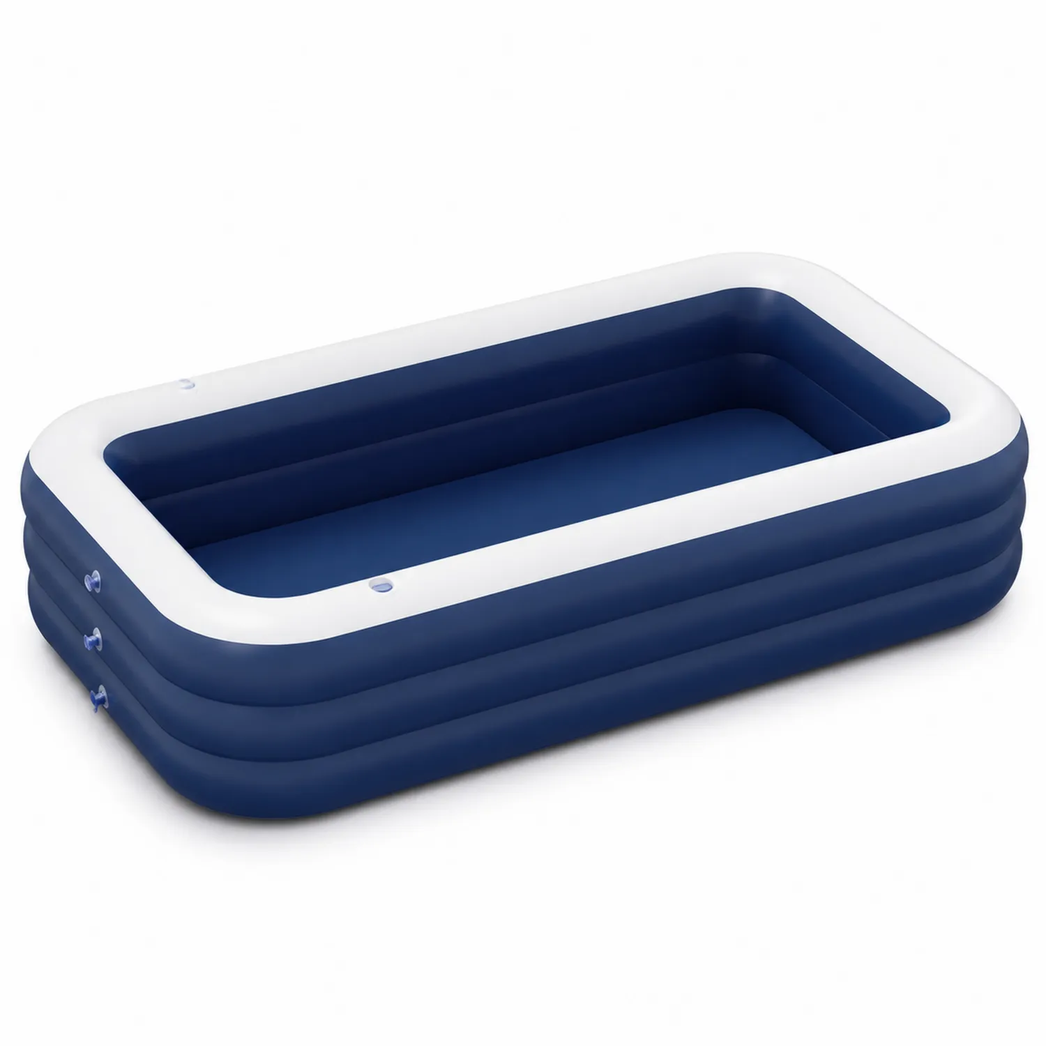 Piscina Inflable PVC Azul/Blanco 262x175x56 cm-nestlumichic