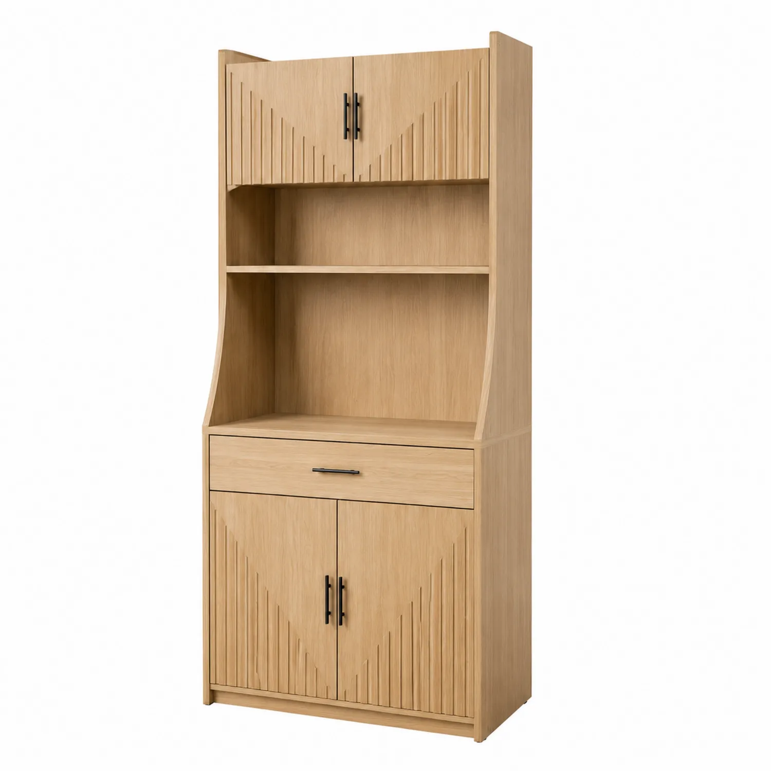Estantería de Madera de Roble 180x80x40 cm-nestlumichic