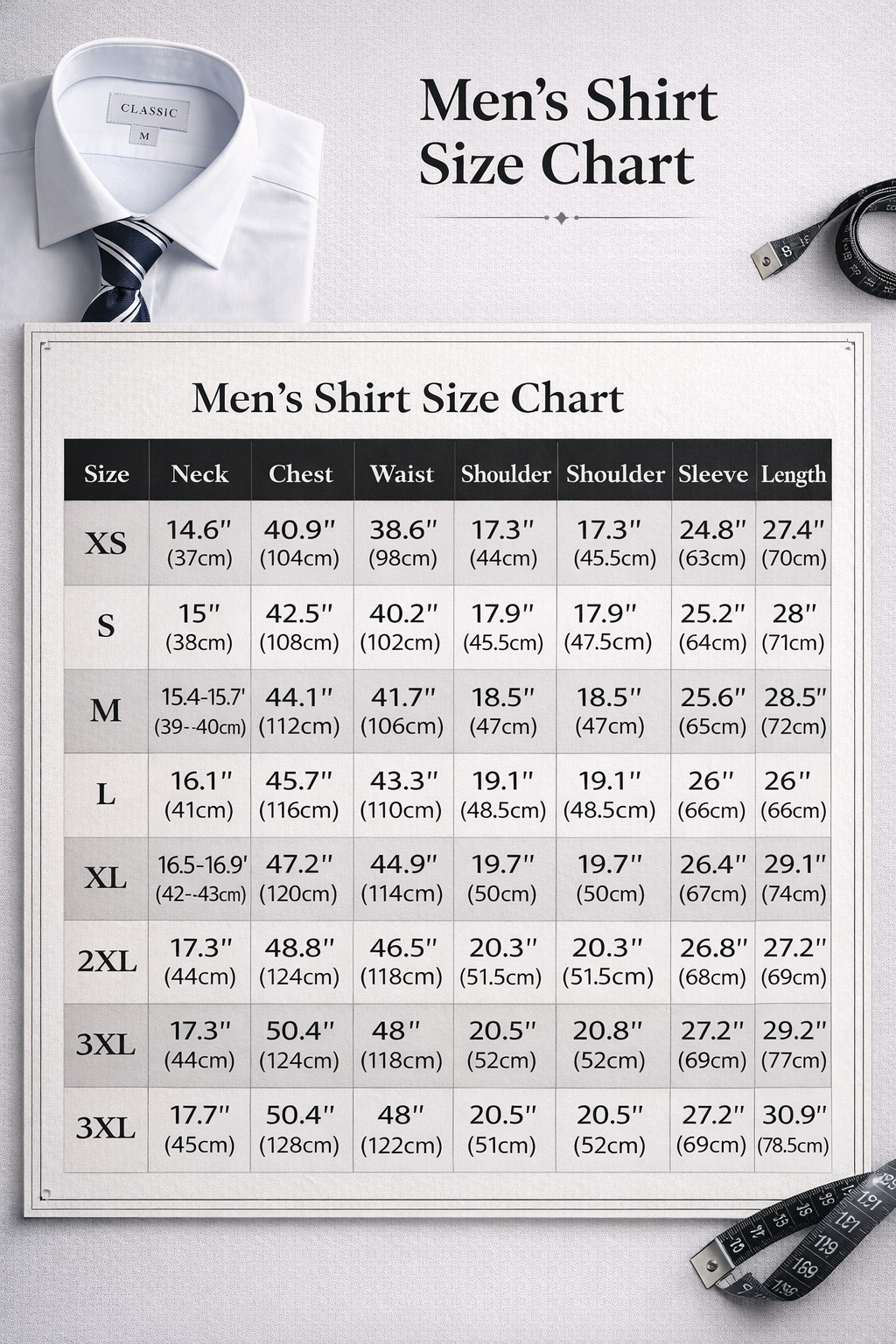 Men's stretch executive shirt
