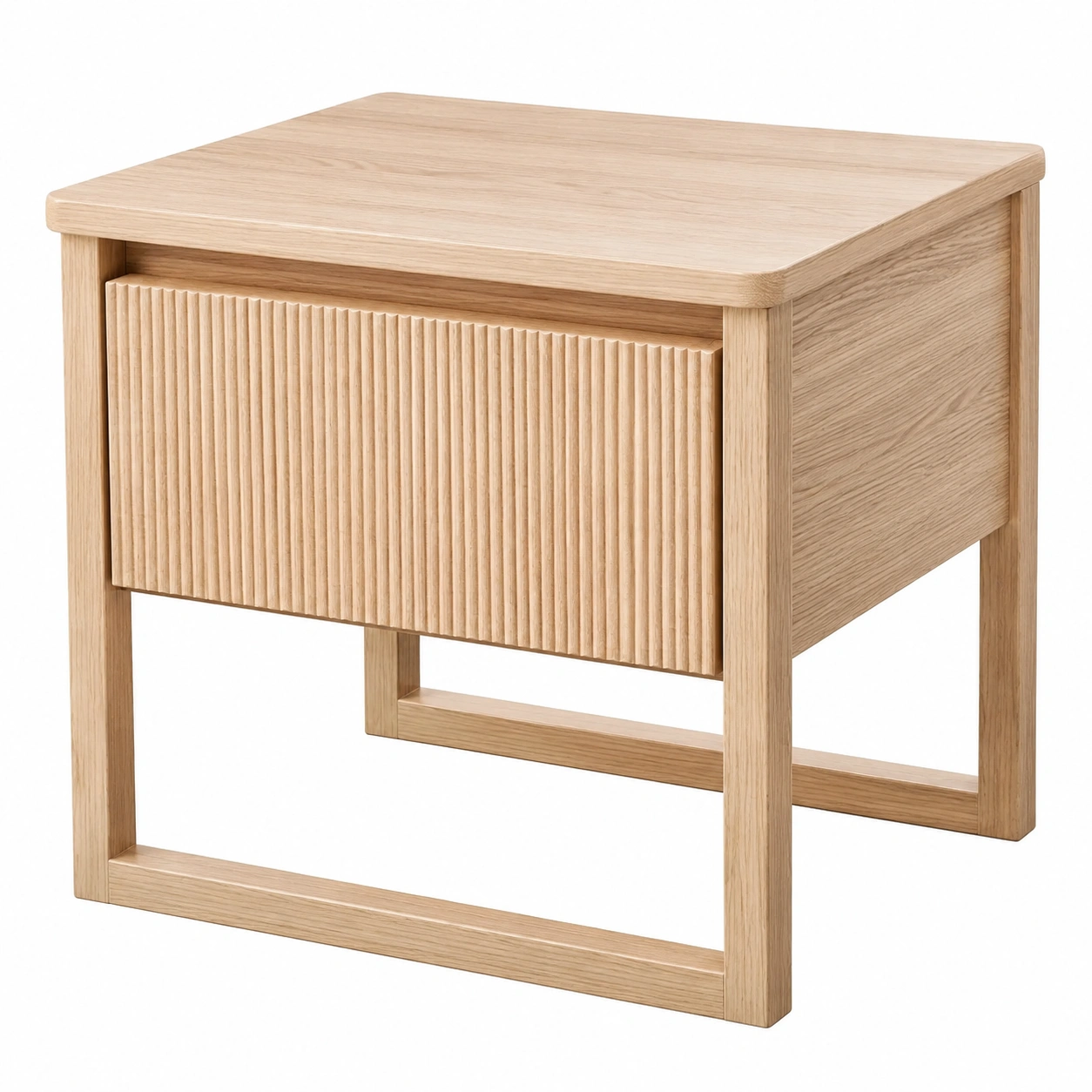 Mesita de noche Madera natural minimalista-ardenvora