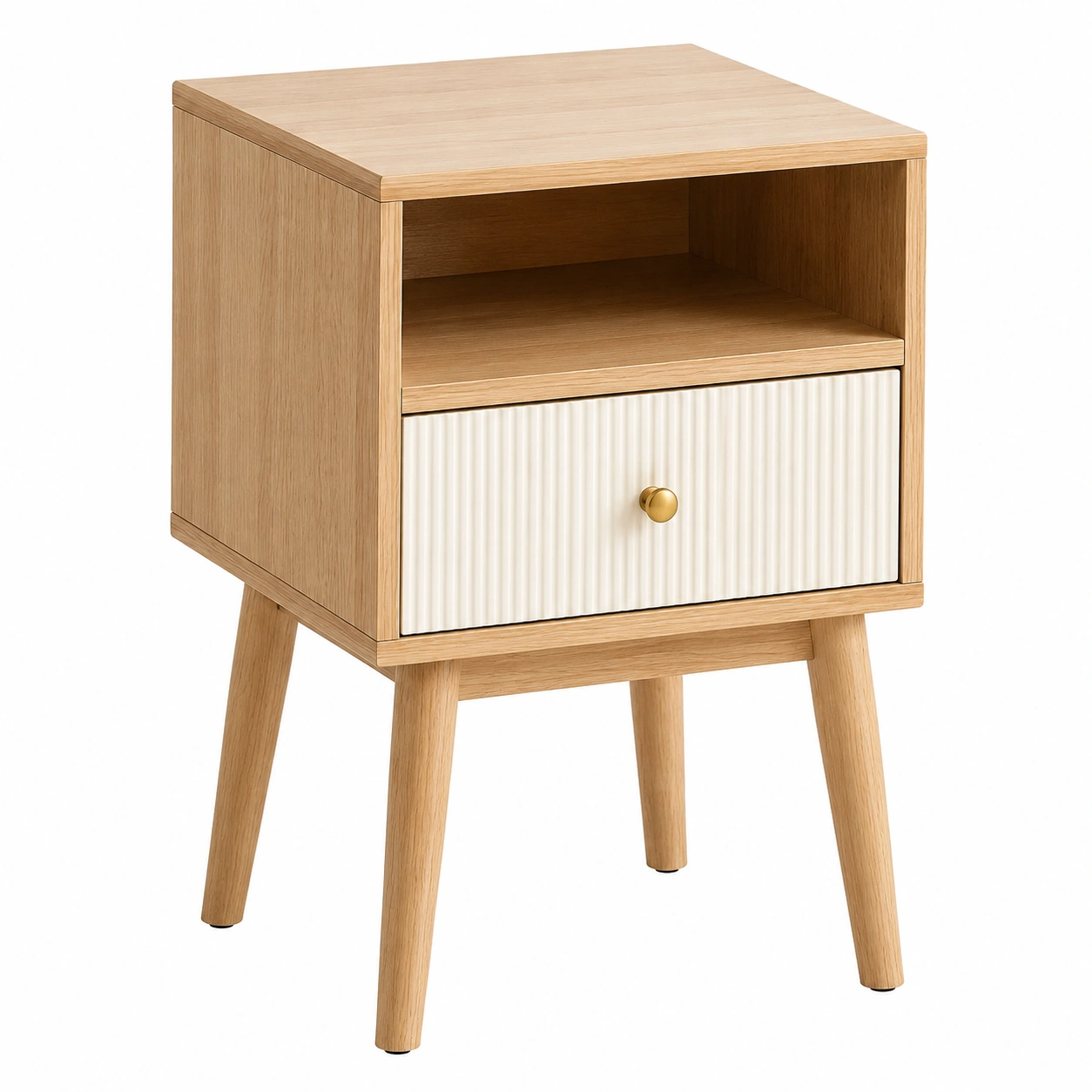 Mesita auxiliar Beige natural-ardenvora