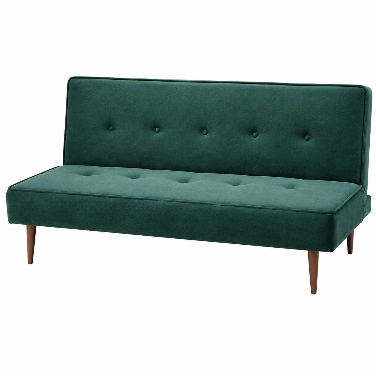 Sofa Cama Verde Petroleo Vintage-hovessia
