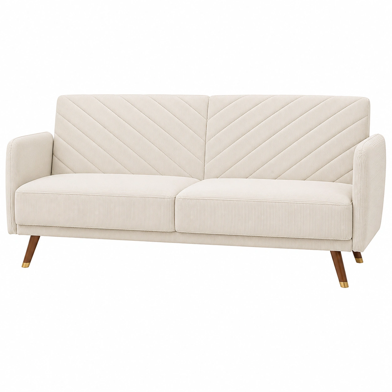 Sofa Beige Marfil Minimalista-hovessia