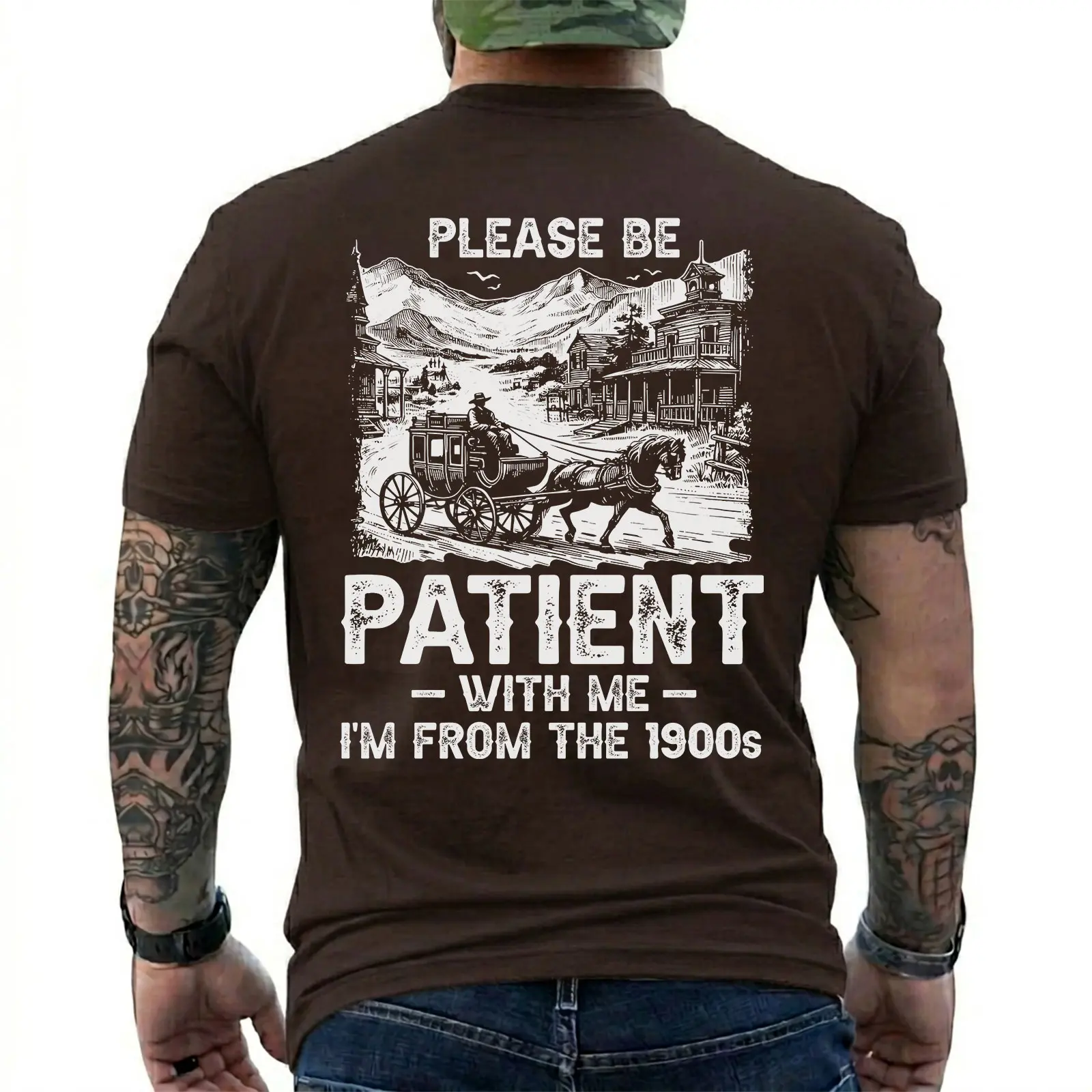 Men's Funny I am from 1900s T-shirt Humor Humorous Gift For Dad Grandpa Papa