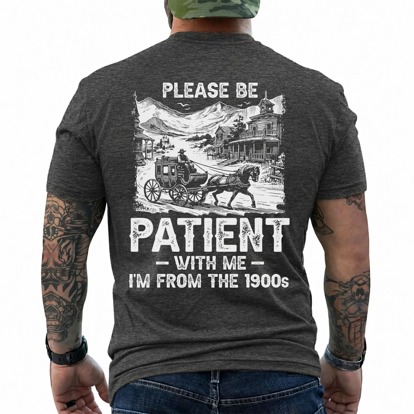 Men's Funny I am from 1900s T-shirt Humor Humorous Gift For Dad Grandpa Papa