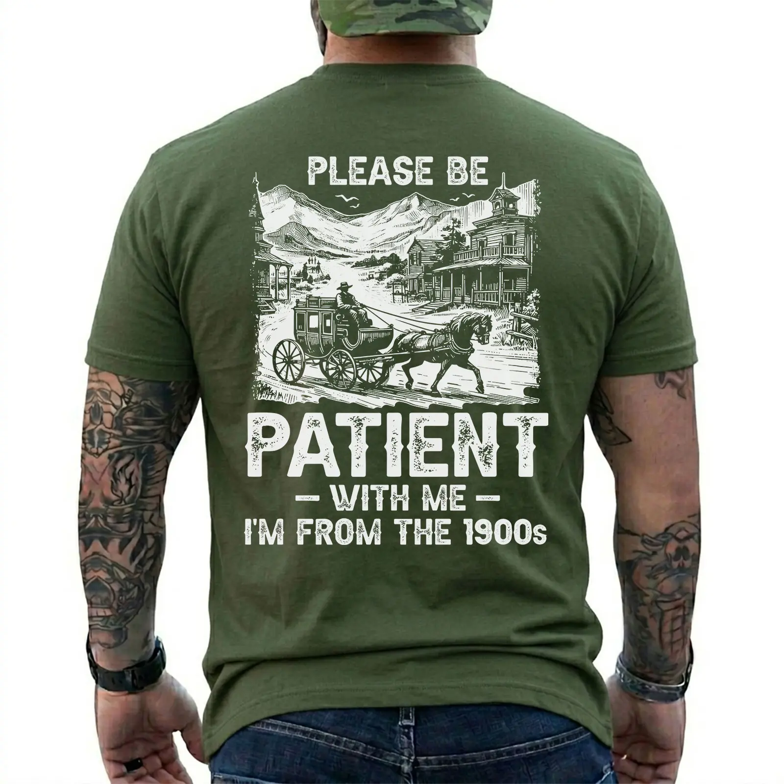 Men's Funny I am from 1900s T-shirt Humor Humorous Gift For Dad Grandpa Papa