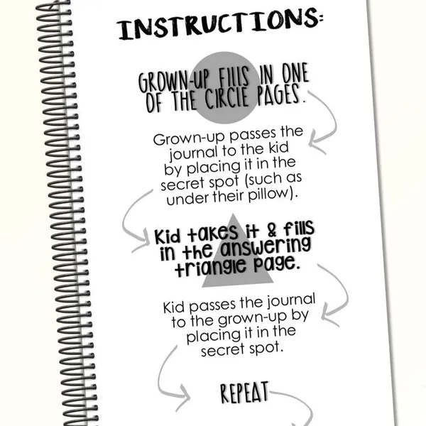 Just Between You & Me Kid Back and Forth Journal