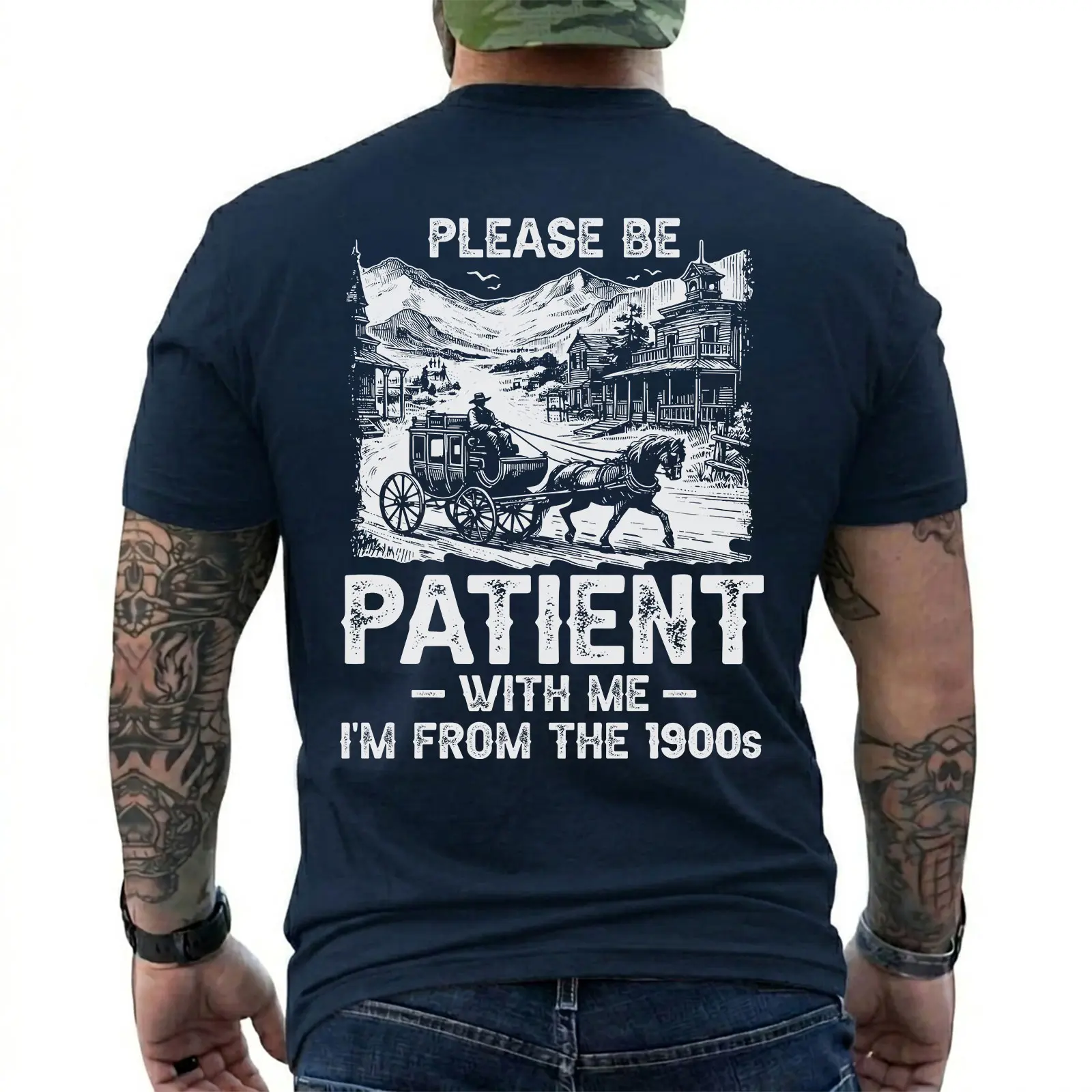 Men's Funny I am from 1900s T-shirt Humor Humorous Gift For Dad Grandpa Papa