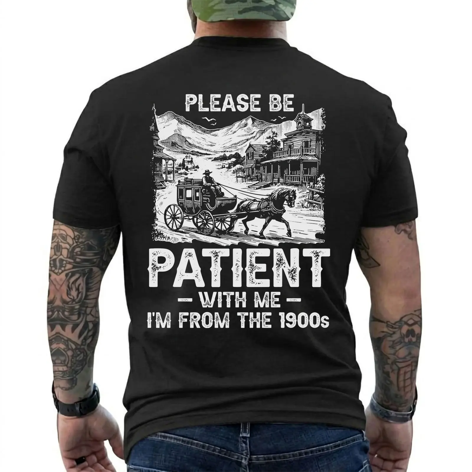 Men's Funny I am from 1900s T-shirt Humor Humorous Gift For Dad Grandpa Papa