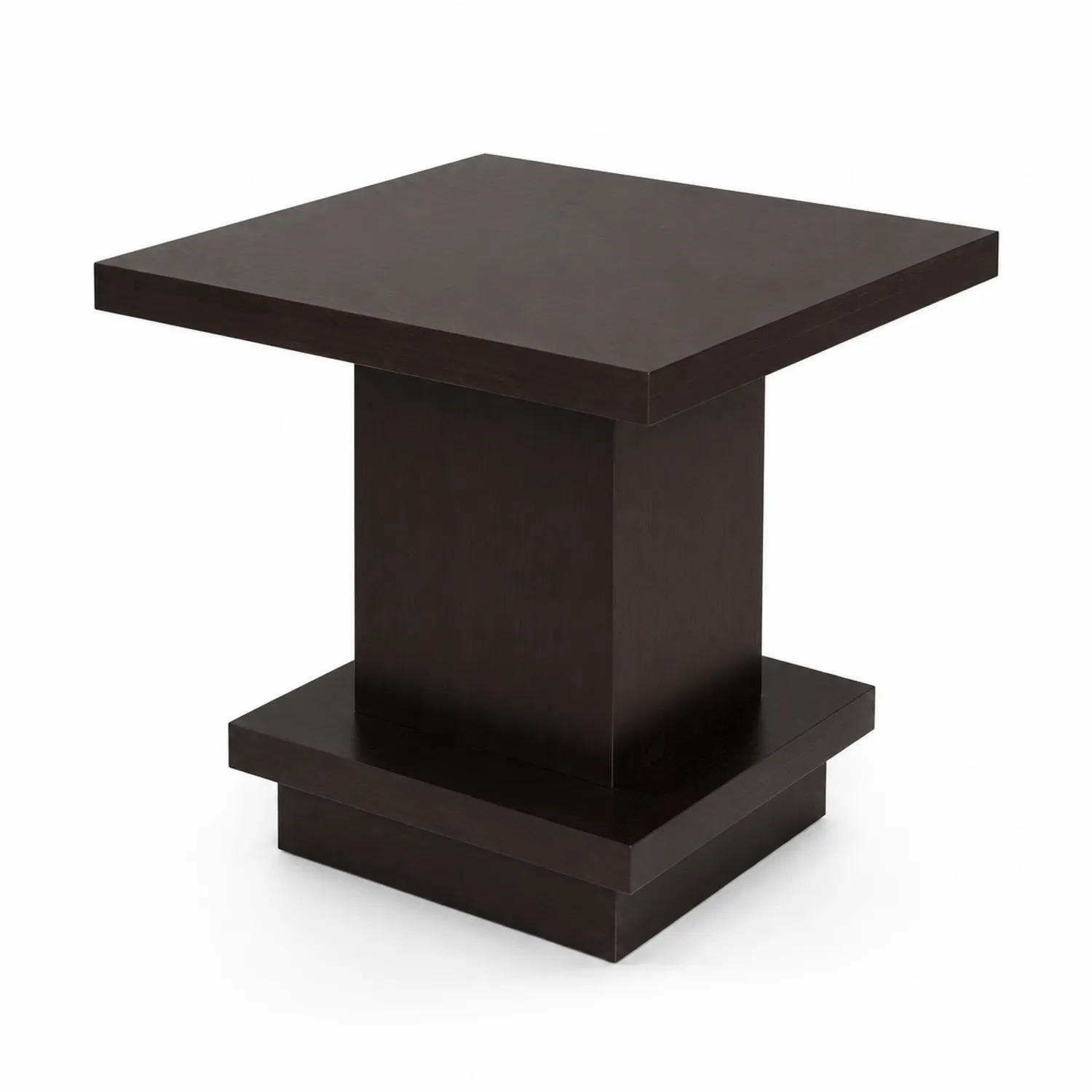 Mesa auxiliar cuadrada de madera