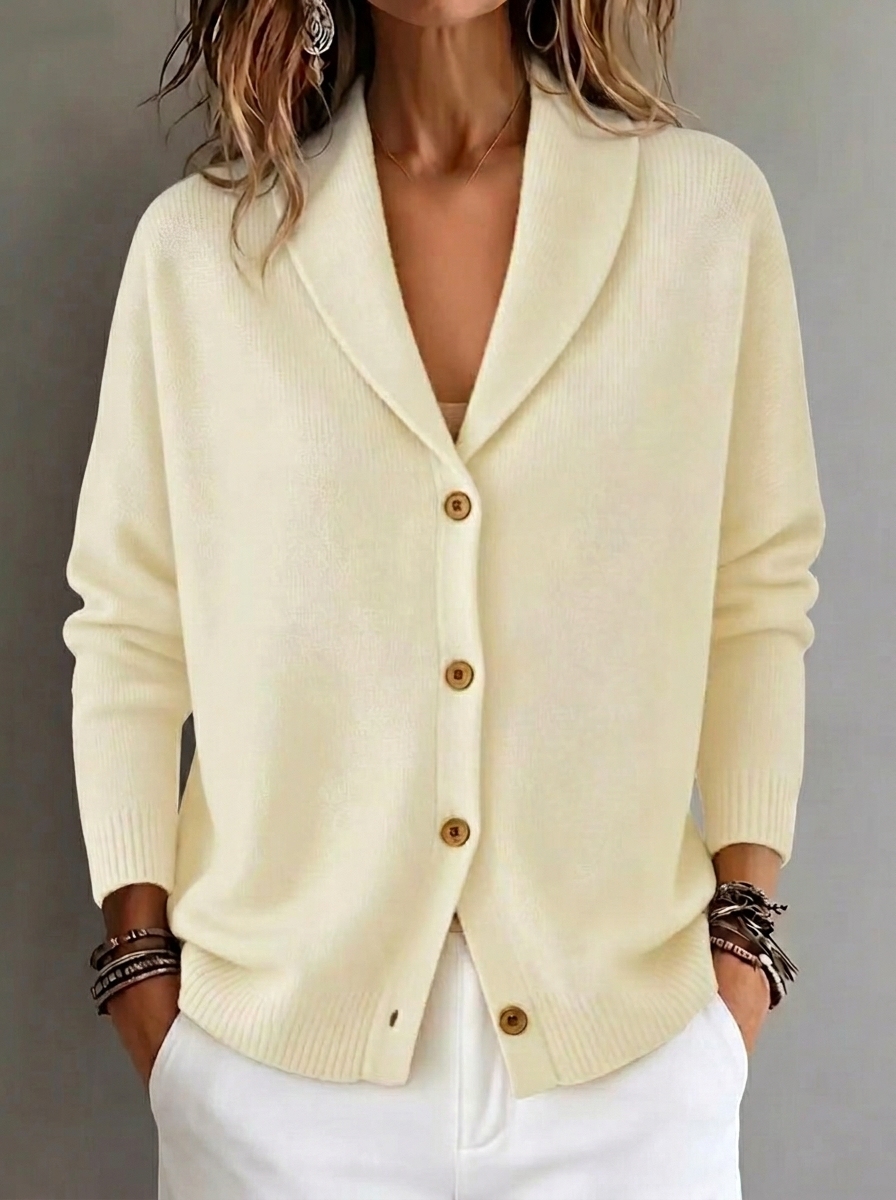 CLEARANCE SALE🔥 Women's Casual Cotton Plain Long Sleeve Comfy Cardigan Jacket