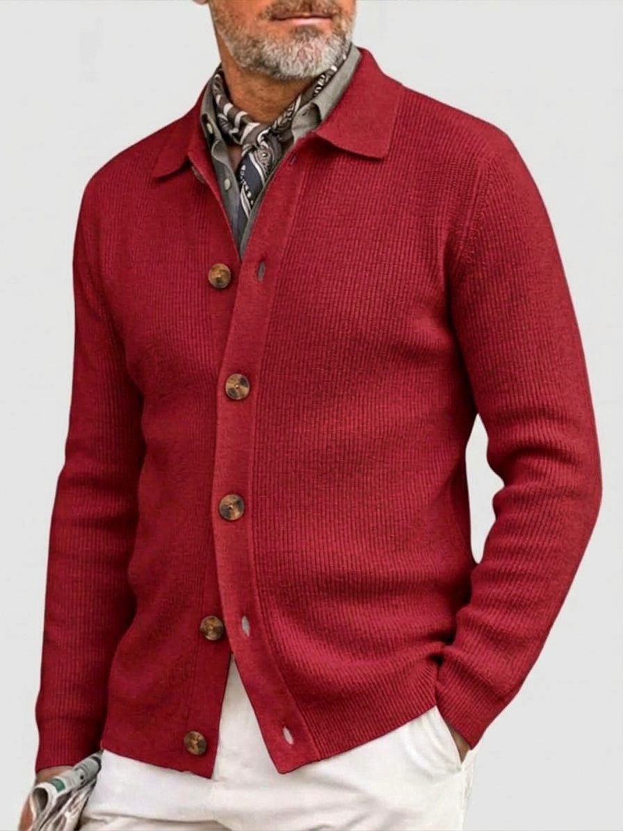 Men's Retro Button Cashmere Cardigan Jacket