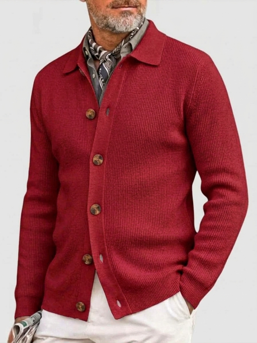 Men's Retro Button Cashmere Cardigan Jacket