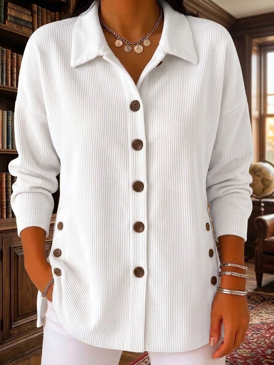 ⏰2026 HOT SALE💥 Women's Casual Lapel Solid Loose Knit Cardigan Jacket