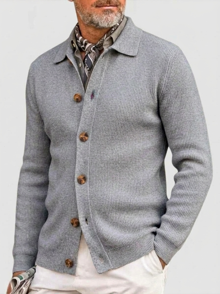 Men's Retro Button Cashmere Cardigan Jacket