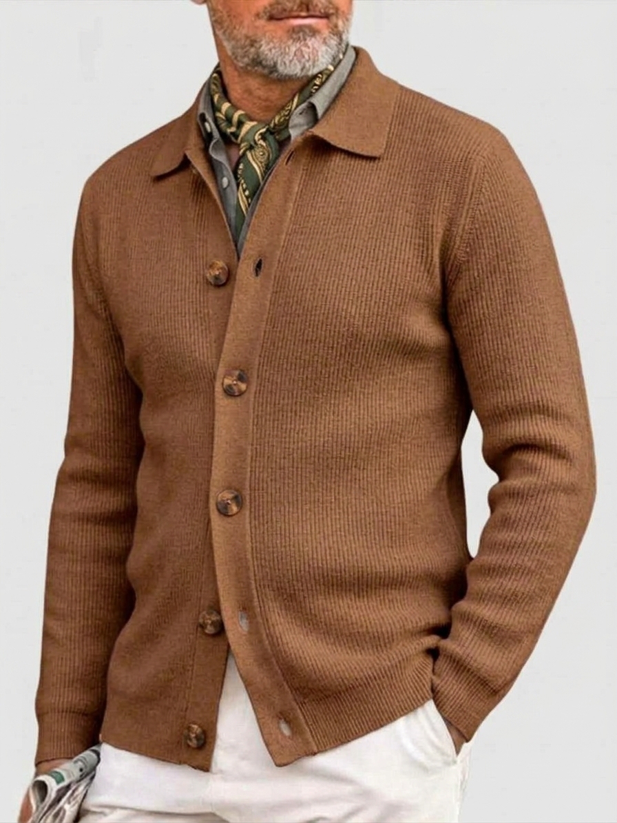 Men's Retro Button Cashmere Cardigan Jacket