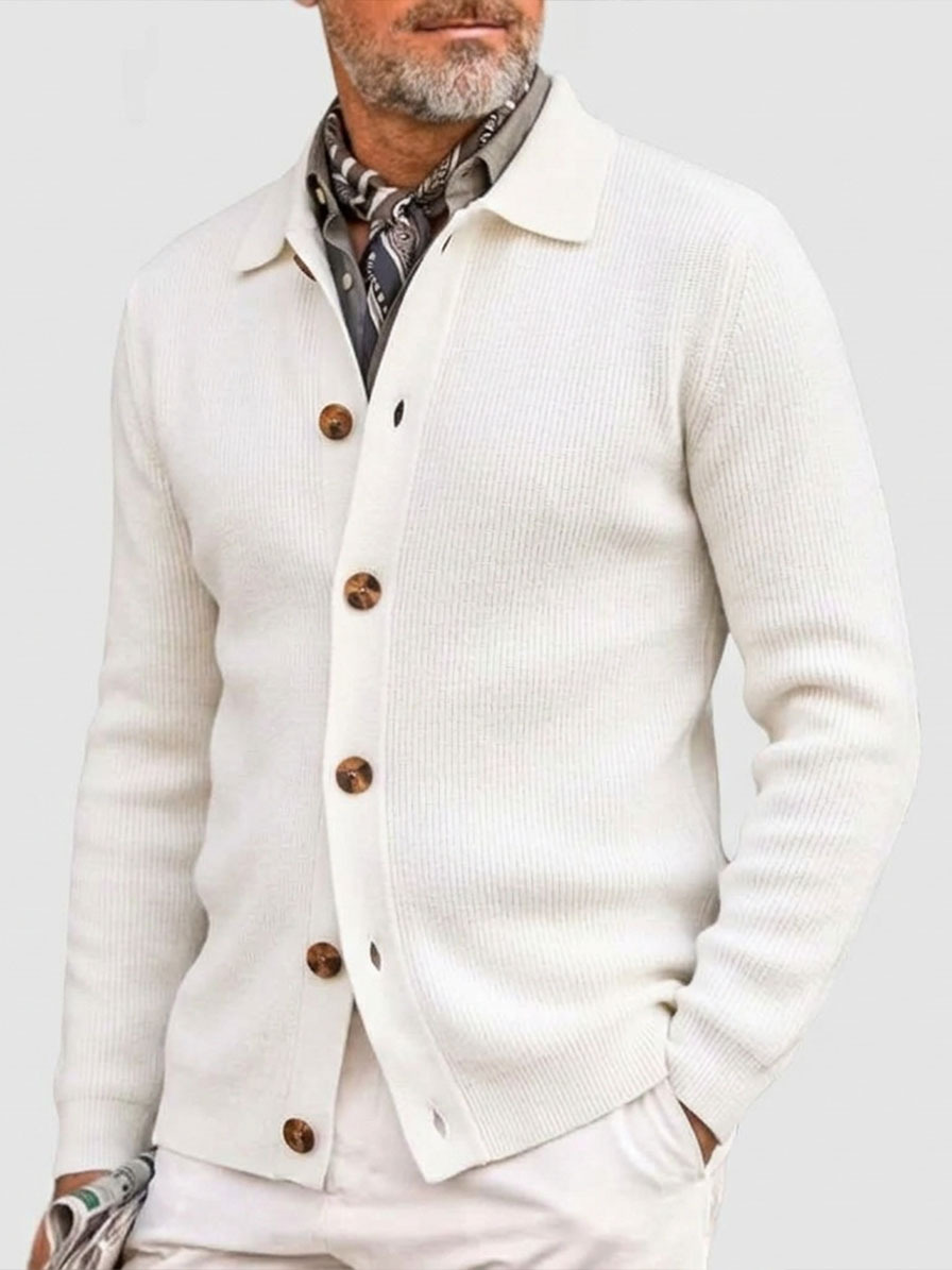 Men's Retro Button Cashmere Cardigan Jacket
