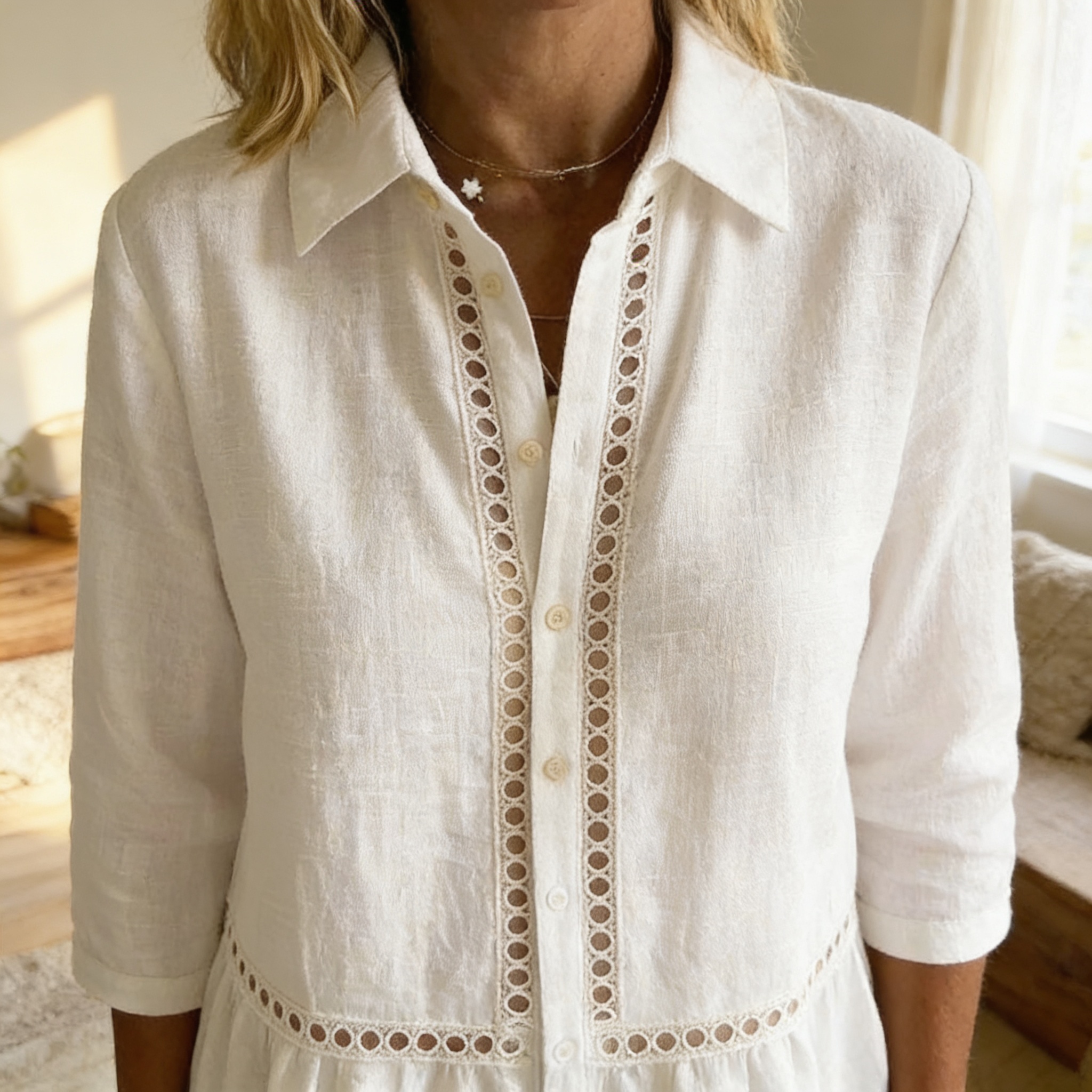 Chemisier stylé pour une sortie chic décontractée