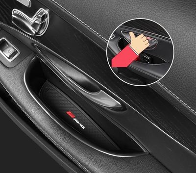 Mercedes-Benz door storage boxes for C/E-Class ML GLE CLA GLA GLK GLC GLS including modified armrest storage boxes( Price For 5 pcs Full Set Product)