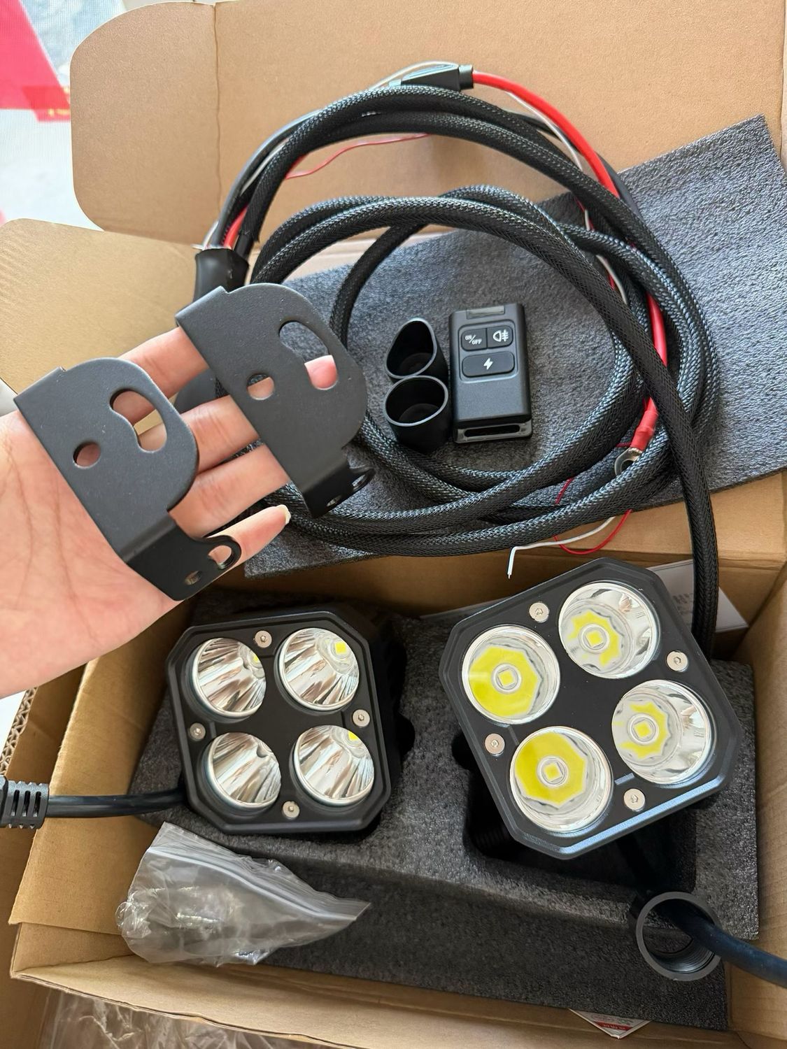 Lightning Led +Toy+ Remote Control Original High Quality 2 pcs ( For All Cars / Easy Install )