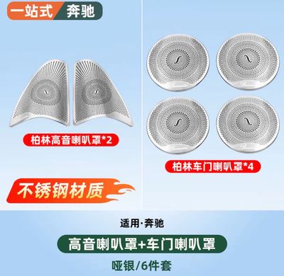 Mercedes-Benz S-C-E-Class-GLC-GLE-GLB Burmester Door Speaker Cover Interior Decoration Accessories and Modification Parts
