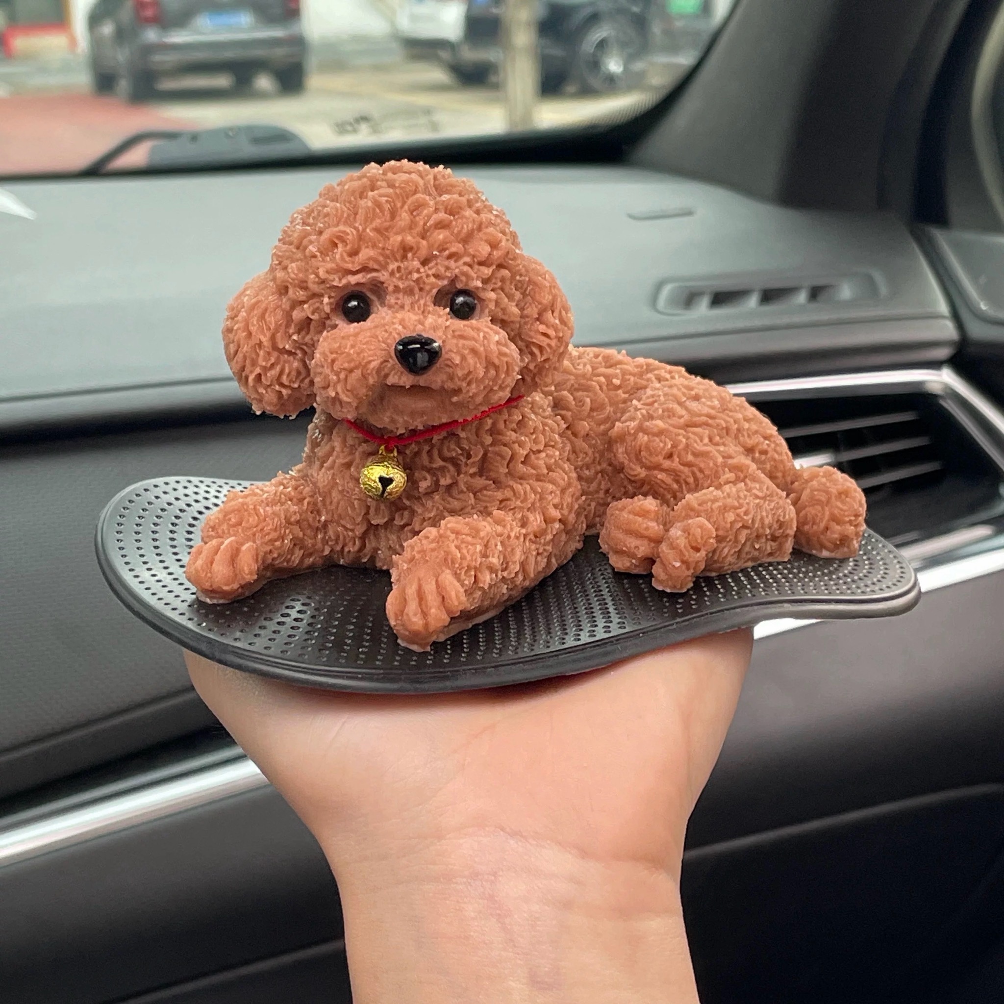 Silicone Puppy Dog Car Decorative Set ( Best Gift )