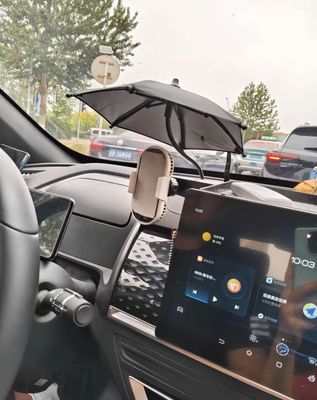 Car phone umbrella/navigation holder/sunshade/sunscreen umbrella suitable for ride-hailing/phone heat insulation umbrella universal rotating
