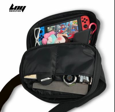 Eye Smart Screen Pixel Crossbody Bag, Trendy Small Crossbody Bag for Travel, Creative Outfit, Cycling, LED Backpack