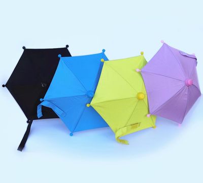 Car phone umbrella/navigation holder/sunshade/sunscreen umbrella suitable for ride-hailing/phone heat insulation umbrella universal rotating
