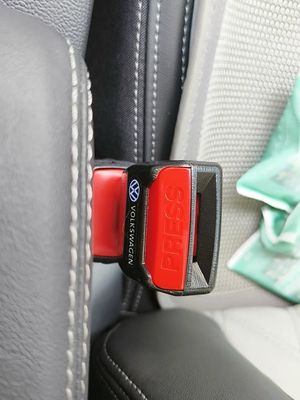 Car Interior Seat Belt Buckle Clip ( Price For 2 Pcs )( For All Cars )