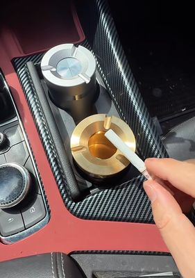 All-metal Cyber ​​Mechanical Ashtray High-end Creative Personalized Car Desktop Anti-Flying Ash Gift for Men