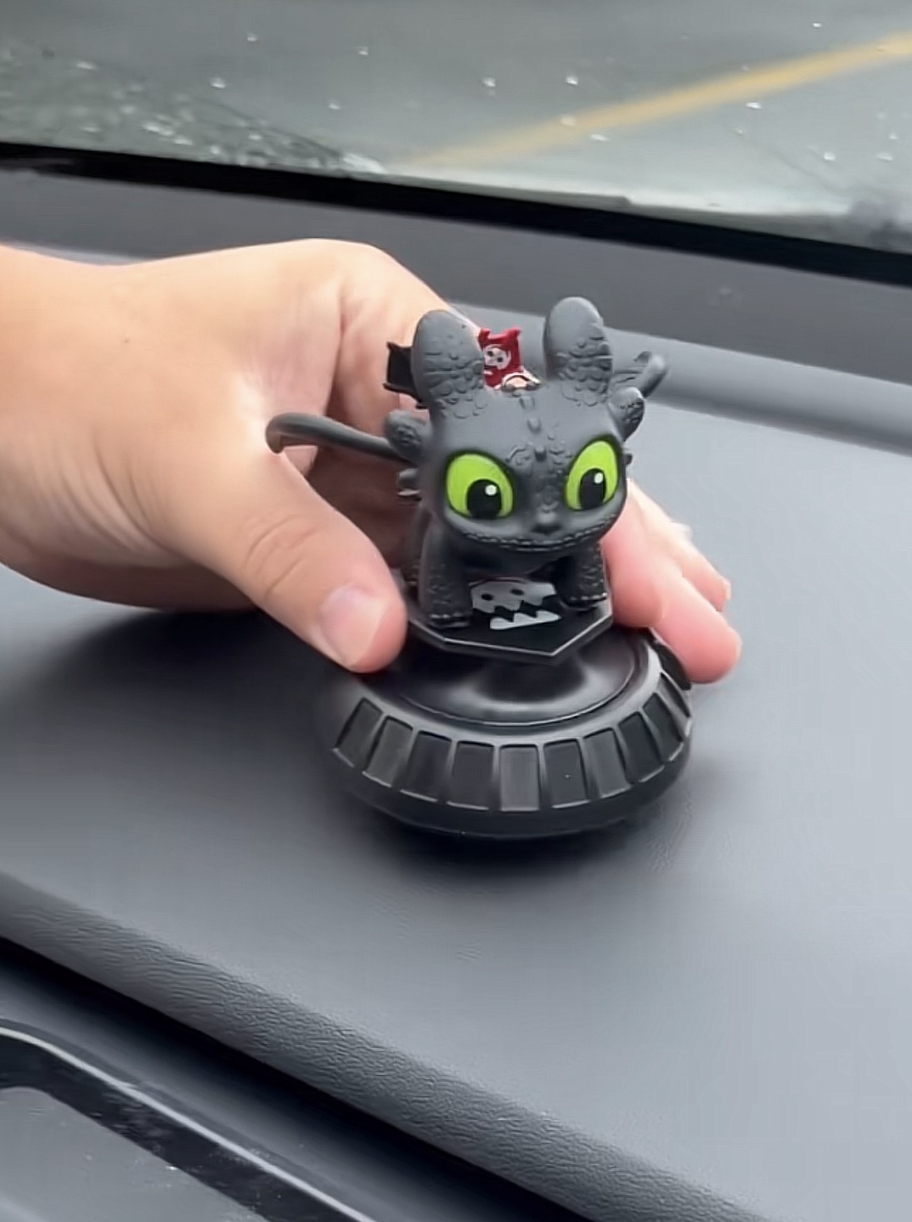 Mini Dragon Toy With Led