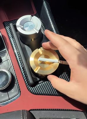 All-metal Cyber ​​Mechanical Ashtray High-end Creative Personalized Car Desktop Anti-Flying Ash Gift for Men