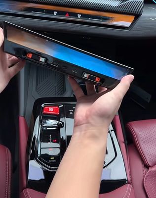 Compatible with BMW 5 Series/i5 dedicated car docking station, central control car charger, crystal surface ambient lighting