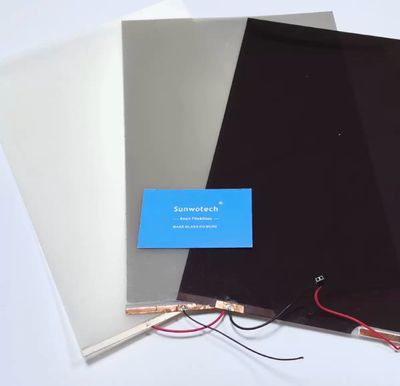 Manufacturer Produces Self-Adhesive Laminated Glass Black Gray Electronic Control Transparent Atomization Pnlc Pdlc Dimming Film