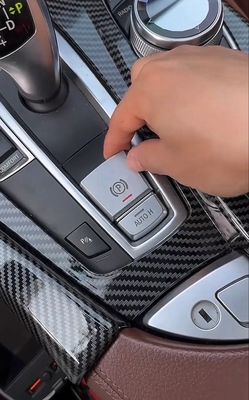 BMW electronic parking brake 5 Series 7 Series X3 X4 X6 X5 interior modification parking brake P button sticker decorative accessories