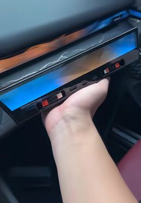 Compatible with BMW 5 Series/i5 dedicated car docking station, central control car charger, crystal surface ambient lighting