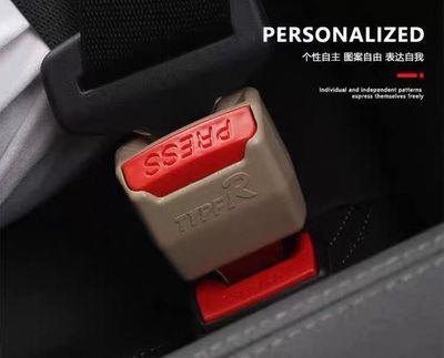 Car Interior Seat Belt Buckle Clip ( Price For 2 Pcs )( For All Cars )