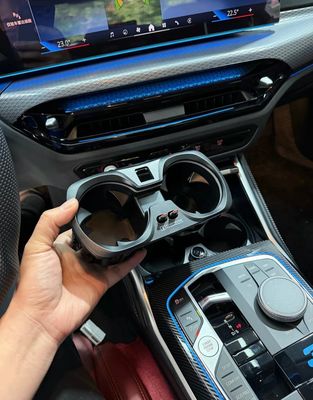 Compatible with BMW 2,3 4,5 series 6GT/X3,X4,IX3,X3,i3,i4cup holders, ambient lighting, fast charging center console and original car color-changing