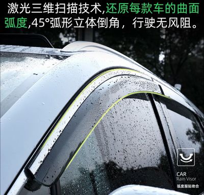 Car Windows Cover, modification parts, rain guards, rain visors, rain shields ( Have For All Cars )