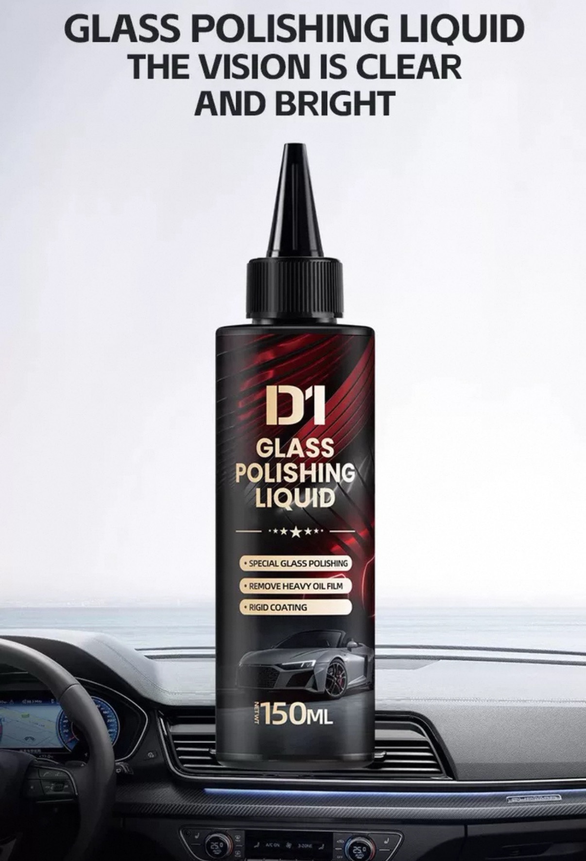 Glass Polishing Liquid 2 pcs ( Price For 2 Sets)