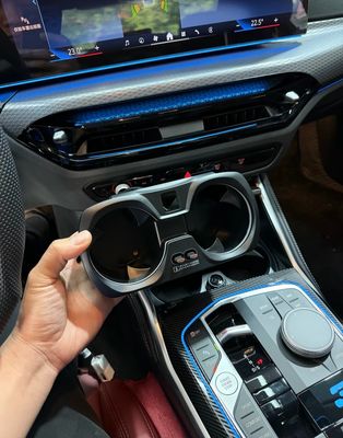 Compatible with BMW 2,3 4,5 series 6GT/X3,X4,IX3,X3,i3,i4cup holders, ambient lighting, fast charging center console and original car color-changing