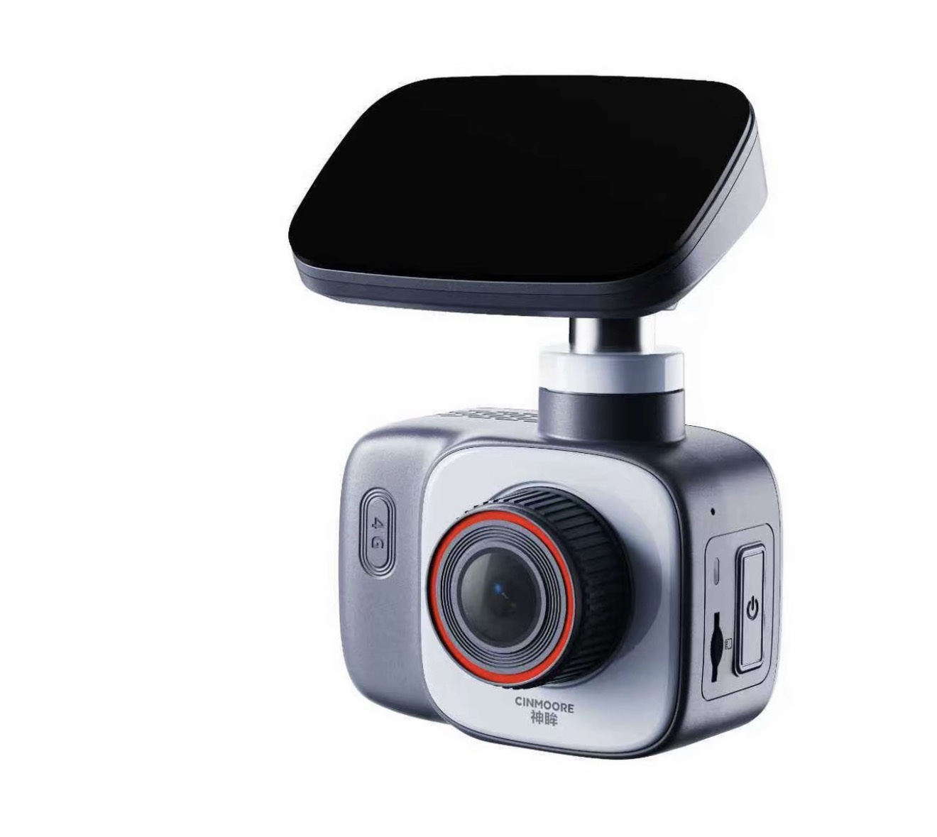 Lite Smart Car Monitor 24-Hour Sentry Mode 360-Degree Visual Tracking 4g Data-Free+ Voice Control ( For All Cars ) English Version