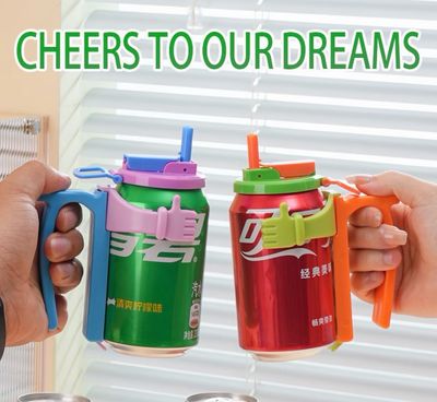 Soda Can Holders With Spill Proof Cup Lid