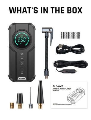 Car Inflator Tire Pump With Emergency Box