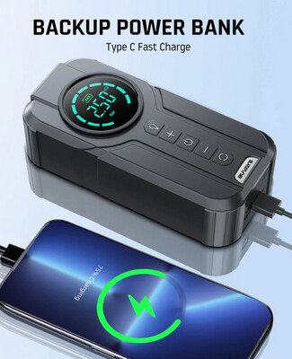 Car Inflator Tire Pump With Emergency Box